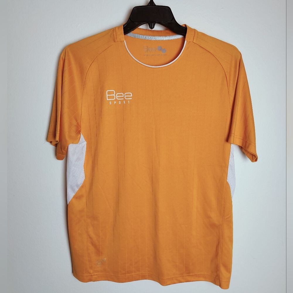 Bee Sport Men's Breathable Practice Jersey Running Performance T-shirt, L & XL